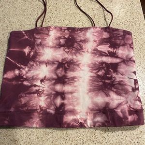 American Eagle strappy cropped tank top worn maybe once. Size x-small.